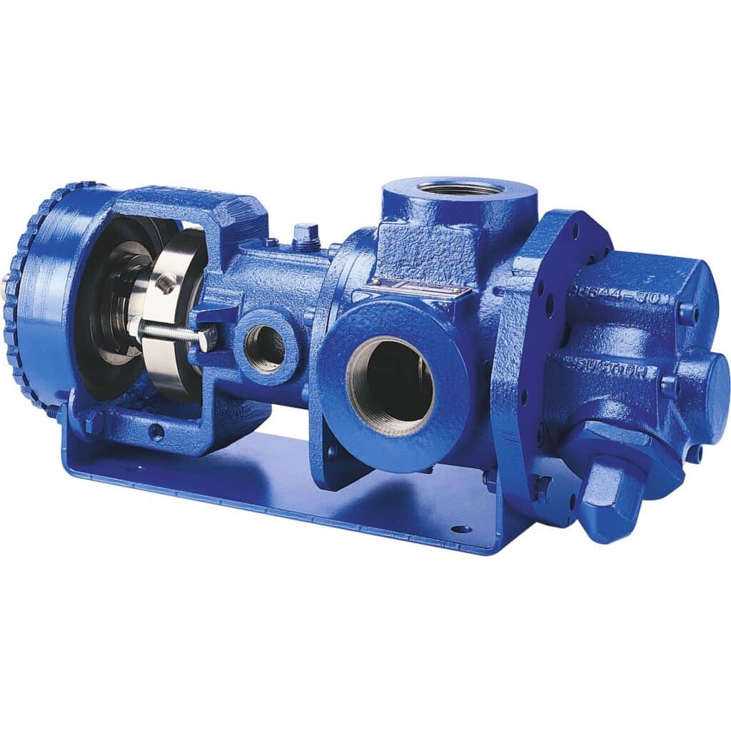 GHS Series tandwielpomp ontworpen voor continu gebruik in veeleisende toepassingen voor bulkvloeistoftransport.