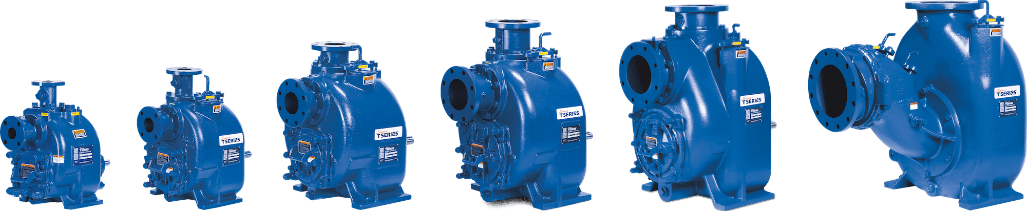 SuperT Series zelfaanzuigende pompen lineup