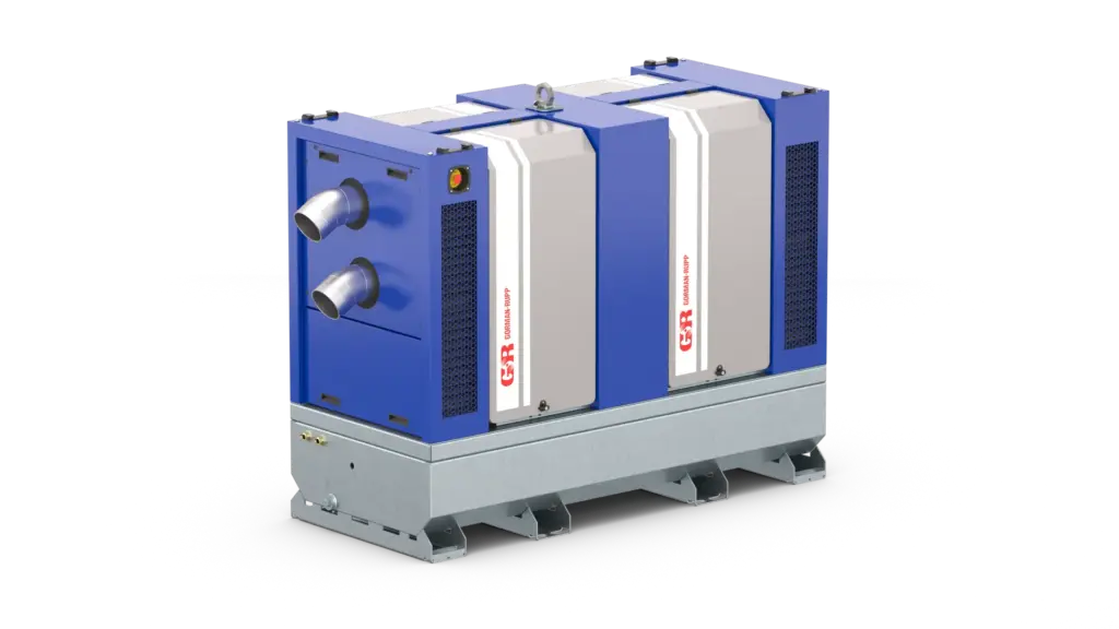 De Gorman-Rupp S-Line T6-280-L/LS is een dieselaangedreven nat zelfaanzuigende pompset voor het verpompen van schoon en vervuild water (L-versie) en/of rioolwater (LS-versie).