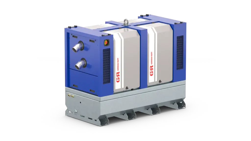 De Gorman-Rupp S-Line T4-160-L/LS is een dieselaangedreven nat zelfaanzuigende pompset voor het verpompen van schoon en vervuild water (L-versie) en/of rioolwater (LS-versie).